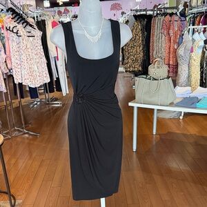 Elegant Black Sleeveless Dress